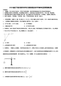 2026届辽宁省沈阳市和平区沈阳铁路实验中学高考仿真卷物理试题含解析