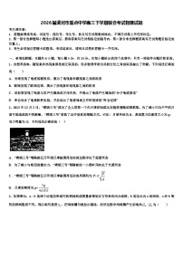 2026届漯河市重点中学高三下学期联合考试物理试题含解析