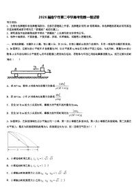 2026届南宁市第二中学高考物理一模试卷含解析