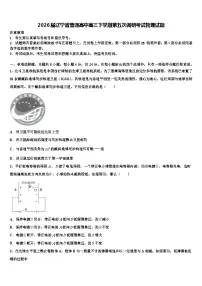 2026届辽宁省普通高中高三下学期第五次调研考试物理试题含解析