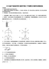 2026届辽宁省凌源市第三高级中学高三下学期第五次调研考试物理试题含解析