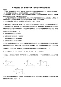 2026届联盟）山东省菏泽一中高三下学期一模考试物理试题含解析