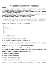 2026届内蒙古赤峰市重点高中高三下第一次测试物理试题含解析