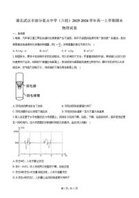 2025-2026学年湖北武汉市部分重点中学（六校）高一上学期期末物理试卷（含答案）