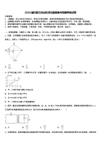 2026届内蒙古自治区阿拉善盟高考物理押题试卷含解析