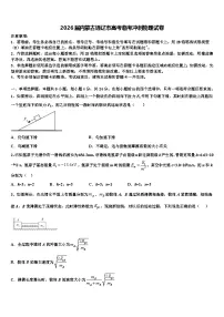 2026届内蒙古通辽市高考临考冲刺物理试卷含解析