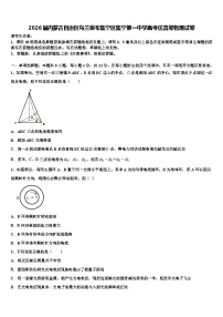 2026届内蒙古自治区乌兰察布集宁区集宁第一中学高考仿真卷物理试卷含解析