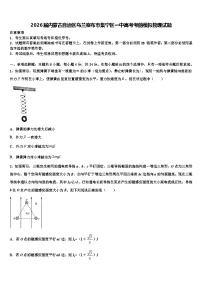 2026届内蒙古自治区乌兰察布市集宁区一中高考考前模拟物理试题含解析
