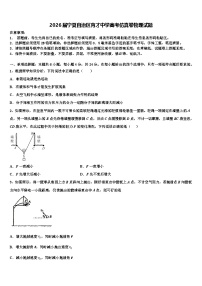 2026届宁夏自治区育才中学高考仿真卷物理试题含解析