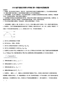 2026届宁夏银川市第九中学高三第一次模拟考试物理试卷含解析