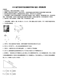 2026届宁夏吴忠市盐池高级中学高三最后一卷物理试卷含解析