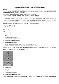 2026届宁夏银川一中高三下第一次测试物理试题含解析