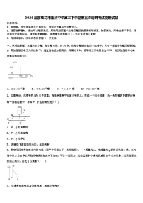 2026届攀枝花市重点中学高三下学期第五次调研考试物理试题含解析