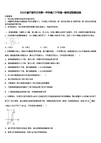 2026届宁夏中卫市第一中学高三下学期一模考试物理试题含解析