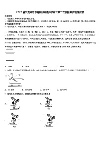 2026届宁夏吴忠市青铜峡高级中学高三第二次模拟考试物理试卷含解析