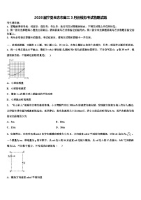 2026届宁夏吴忠市高三3月份模拟考试物理试题含解析