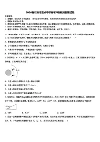 2026届钦州市重点中学高考冲刺模拟物理试题含解析