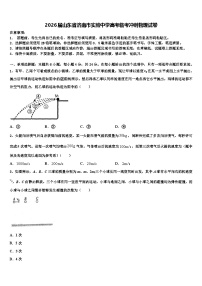 2026届山东省济南市实验中学高考临考冲刺物理试卷含解析