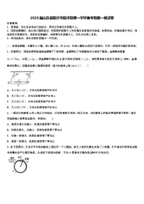 2026届山东省临沂市临沭县第一中学高考物理一模试卷含解析