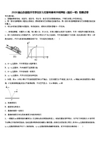 2026届山东省临沂市罗庄区七校联考高考冲刺押题（最后一卷）物理试卷含解析