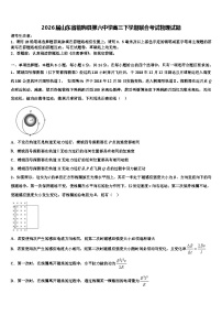 2026届山东省临朐县第六中学高三下学期联合考试物理试题含解析