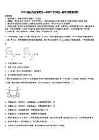 2026届山东省莱阳市一中高三下学期一模考试物理试题含解析