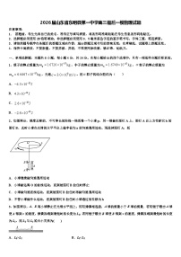 2026届山东省东明县第一中学高三最后一模物理试题含解析