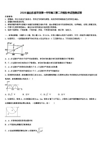 2026届山东省菏泽第一中学高三第二次模拟考试物理试卷含解析