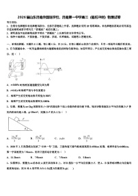 2026届山东济南外国语学校、济南第一中学高三（最后冲刺）物理试卷含解析