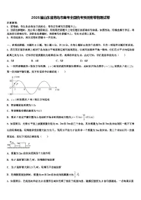 2026届山东省青岛市高考全国统考预测密卷物理试卷含解析