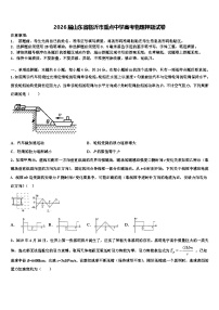 2026届山东省临沂市重点中学高考物理押题试卷含解析