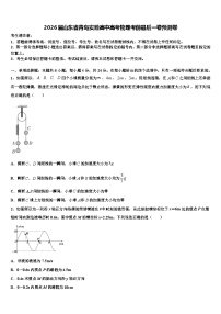 2026届山东省青岛实验高中高考物理考前最后一卷预测卷含解析