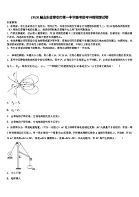 2026届山东省泰安市第一中学高考临考冲刺物理试卷含解析
