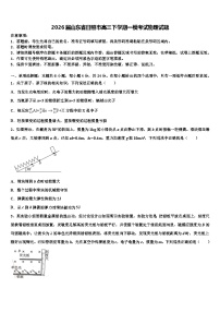 2026届山东省日照市高三下学期一模考试物理试题含解析