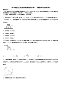 2026届山东省日照实验高级中学高三二诊模拟考试物理试卷含解析