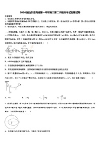 2026届山东省青州第一中学高三第二次模拟考试物理试卷含解析