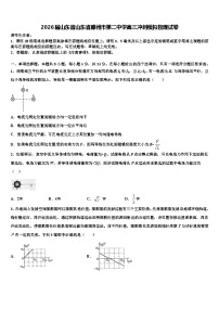 2026届山东省山东省滕州市第二中学高三冲刺模拟物理试卷含解析