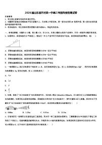 2026届山东省齐河县一中高三考前热身物理试卷含解析