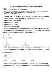 2026届山东省平邑县曾子学校高三六校第一次联考物理试卷含解析