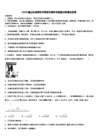2026届山东省泰安市肥城市高考考前提分物理仿真卷含解析