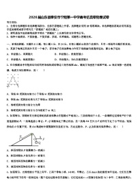 2026届山东省泰安市宁阳第一中学高考仿真卷物理试卷含解析