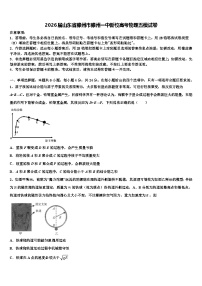 2026届山东省滕州市滕州一中新校高考物理五模试卷含解析