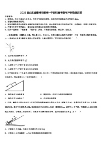 2026届山东省滕州市滕州一中新校高考临考冲刺物理试卷含解析