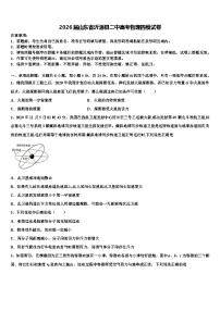 2026届山东省沂源县二中高考物理四模试卷含解析