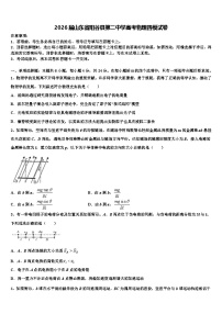 2026届山东省阳谷县第二中学高考物理四模试卷含解析