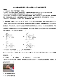 2026届山东省潍坊市第一中学高三一诊考试物理试卷含解析