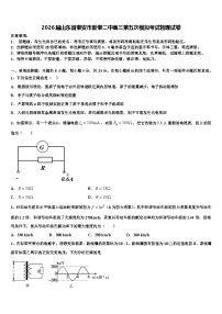 2026届山东省泰安市新泰二中高三第五次模拟考试物理试卷含解析
