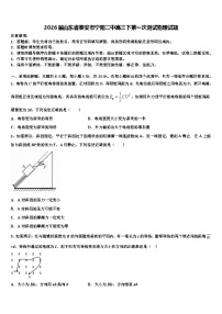 2026届山东省泰安市宁阳二中高三下第一次测试物理试题含解析