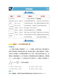 新高考物理二轮复习——天体运动学案