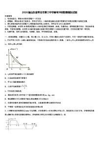 2026届山东省枣庄市第三中学高考冲刺物理模拟试题含解析